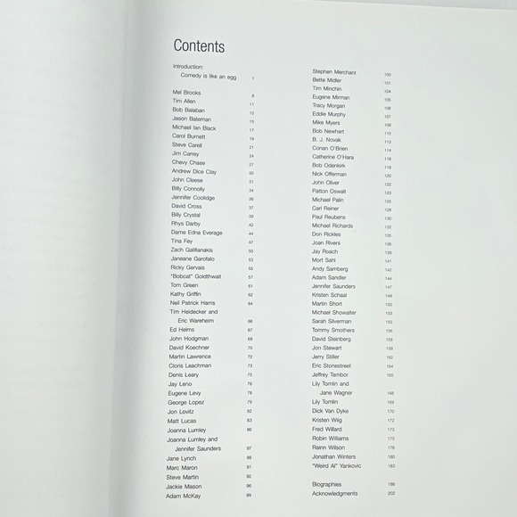 Comic Genius Portraits of Funny People Book Matt Hoyle Hardcover Full Colour - Picture 9 of 14